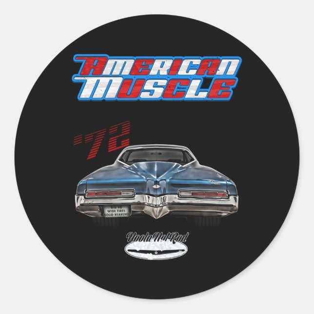 Adesivo Redondo 1972 72 Riviera Boattail GranGrandsportgs455 (Frente)