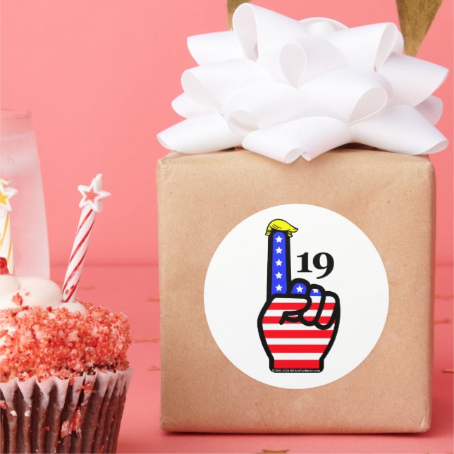 Adesivo Redondo 19: Autocolantes (Festa)