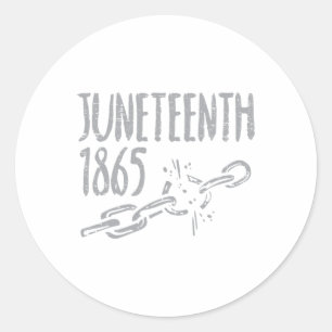 Adesivo Redondo 19 de junho de 1865 Cadeia 19 de junho Orgulho da