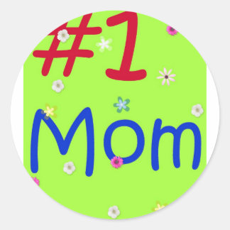 Adesivo Redondo #1 Mãe