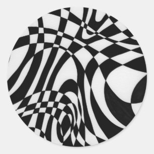 Adesivo Redondo #1 ótico por Michael Moffa c1991