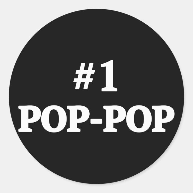 ADESIVO REDONDO 1 POP POP POP (Frente)