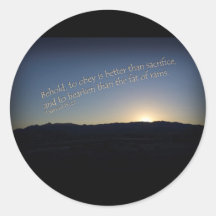 1 Samuel 15:22 Borda Negra Sunset
