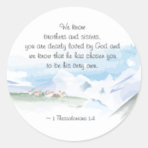 1 Tessalónica 1:4 Você é Muito Amado por Deus