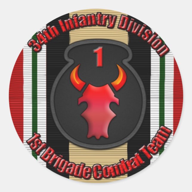 Adesivo Redondo 1rua BCT 34º ID (Frente)