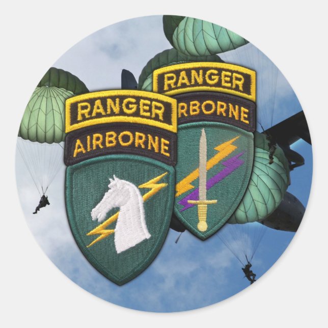 Adesivo Redondo 1rua Operações especiais comando veteranos socom S (Frente)