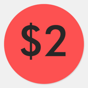 ADESIVO REDONDO $ 2