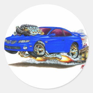 Adesivo Redondo 2004-06 carro do azul de GTO