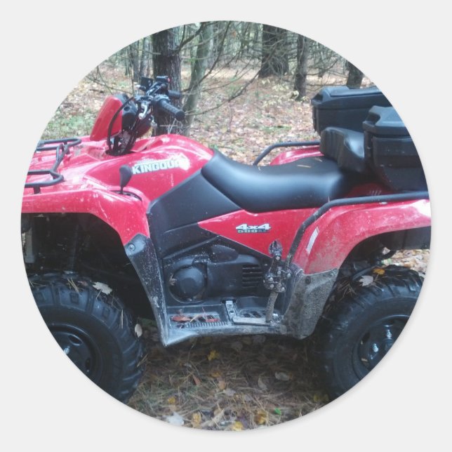 Adesivo Redondo 2012 Suzuki King Quad 500 (Frente)