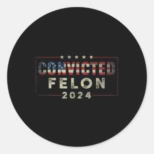 Adesivo Redondo 2024 condenado Felon37