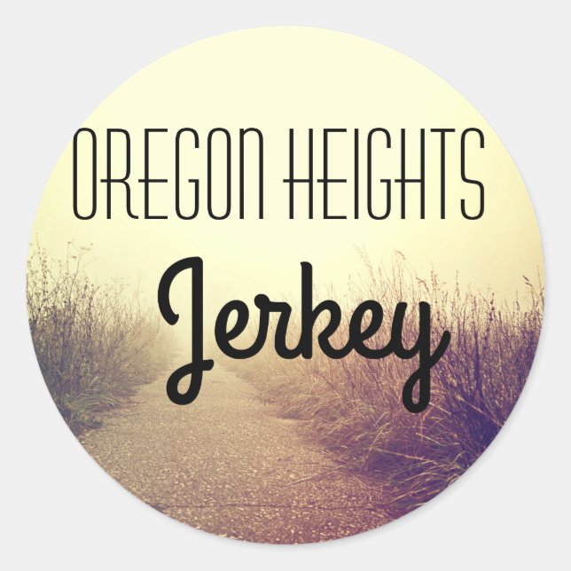 Adesivo Redondo 20 - 1,5" Business Stickers Sunrise Caminho (Frente)