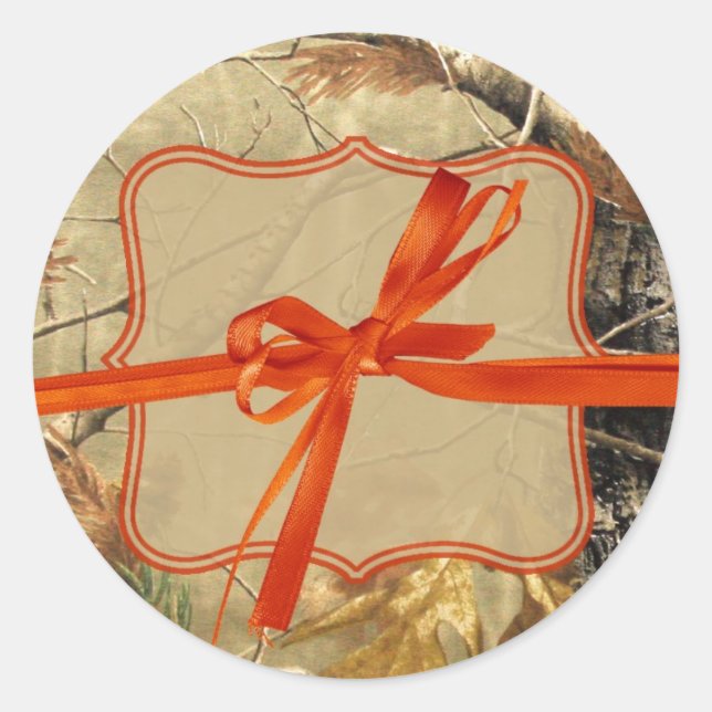 Adesivo Redondo 20 - 1.5 Envelope Camoflouge Caçadores de Selo (Frente)