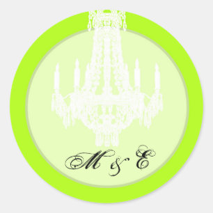 Adesivo Redondo 20 - 1.5 Envelope Cristal Cristal Chandelier Glitz