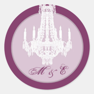 Adesivo Redondo 20 - 1.5 Envelope Cristal Cristal Chandelier Glitz