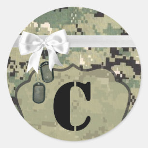 Adesivo Redondo 20 - 1.5 Envelope Marinho Selo Tipo III Três Digit