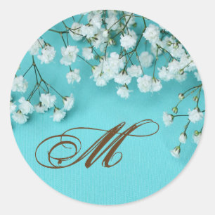 Adesivo Redondo 20 - 1.5 Envelope Primavera Bebês de vedação