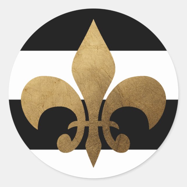 Adesivo Redondo 20 - 1,5 Envelope Seal Moderno Stripe Preto (Frente)