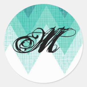 Adesivo Redondo 20 - 1.5 Envelope Selo De Maca-Chevron