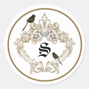 Adesivo Redondo 20 - 1.5 Envelope Selo Selo Pigeon