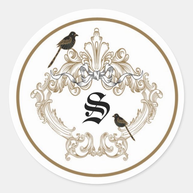 Adesivo Redondo 20 - 1.5 Envelope Selo Selo Pigeon (Frente)