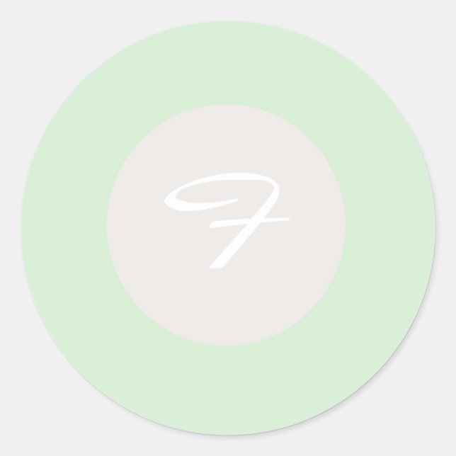 Adesivo Redondo 20 - 1.5 Envelope Verde & Orquídea (Frente)