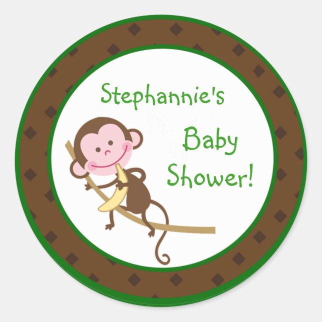 Adesivo Redondo 20 - 1,5" Favor Autocolantes MacacoSelva Cobra (Frente)