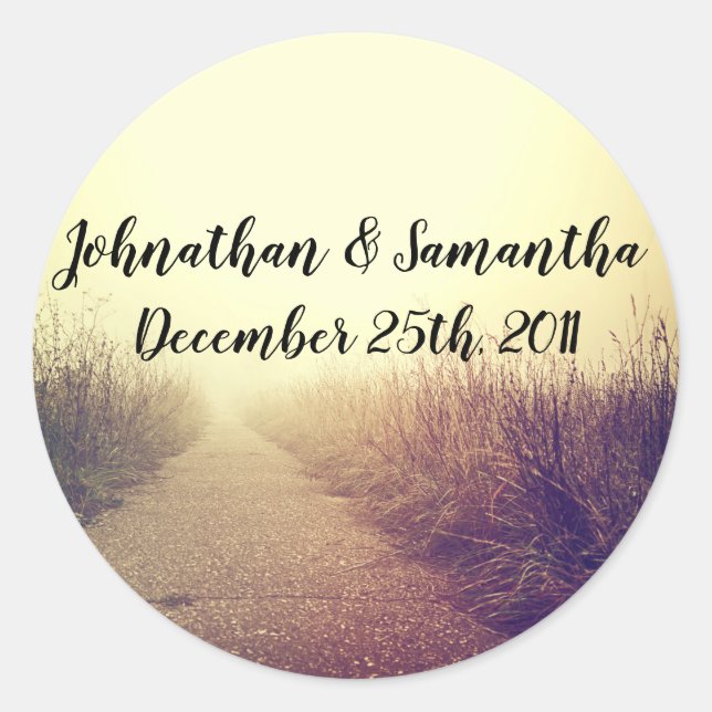 Adesivo Redondo 20 - 1,5" Favor Vinhetas na Via do Sol (Frente)