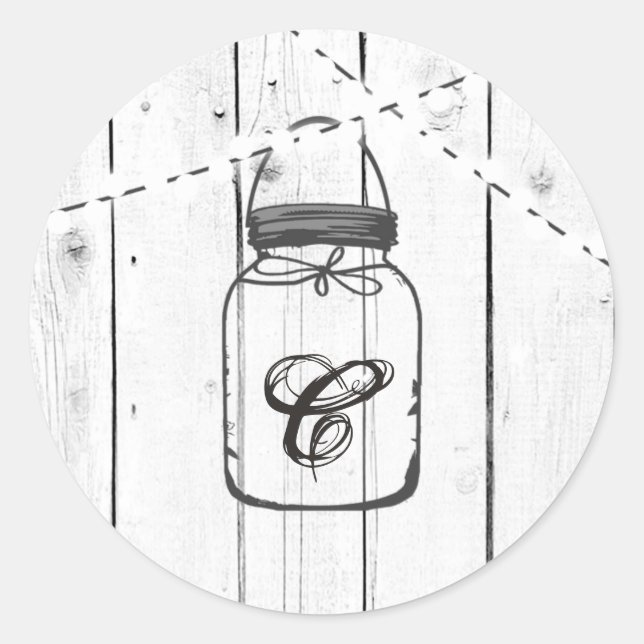 Adesivo Redondo 20 - 1.5 Luzes de sequência de caracteres Mason Ja (Frente)