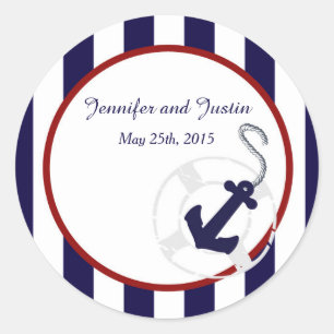 Adesivo Redondo 20 - 1,5 Polegar Envelope Alcatrão Azul Náutico