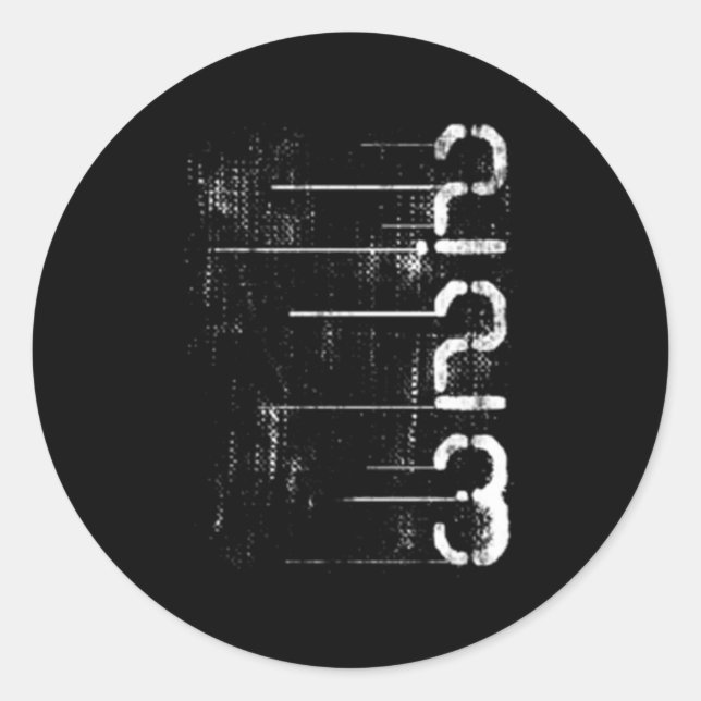 Adesivo Redondo 223 Gun Ammo Firing Range Target Practice Hunting (Frente)