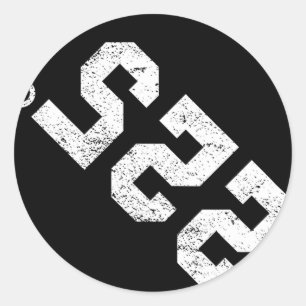 Adesivo Redondo 225 Graus - Churrasco - Perfuração - Carne Fumante