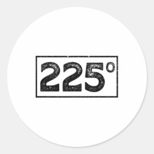 Adesivo Redondo 225 Graus De Churrasco De Fumar Carne Fumaça Cook