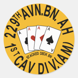 Adesivo Redondo 229th Batalhão da aviação ø