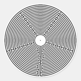 Adesivo Redondo 23 Circuito Labirinto