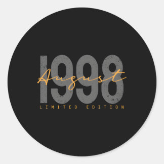 Adesivo Redondo 25 de agosto de 1998, 25