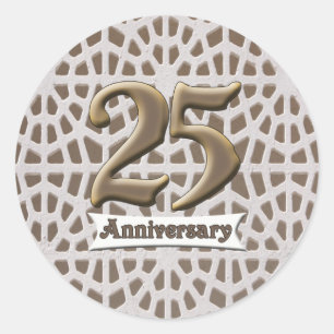 Adesivo Redondo 25thanniversary3