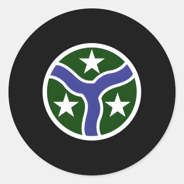 Adesivo Redondo 278º Sistema De Cavalaria Armada Patch 278º Acr (Frente)