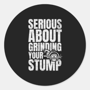 Adesivo Redondo 28.Arborista para aparador de árvores