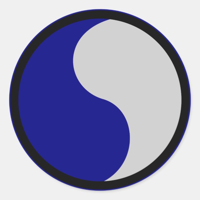 Adesivo Redondo 29ª Divisão de Infantaria do Exército (Frente)