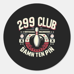 Adesivo Redondo 299 Club Oficial Membro Adulto Humor Funny Dez Pin
