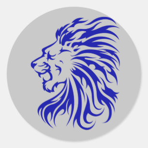 Adesivo Redondo 2,00 milhões de rei da selva, presentes para amant