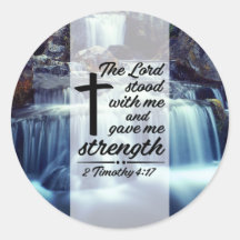 2 Timothy 4:17 O Senhor ficou comigo Bíblia Verse