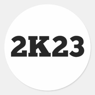 Adesivo Redondo 2K23 Sticker