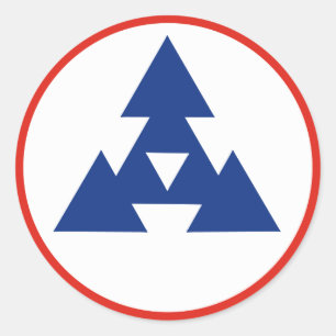 Adesivo Redondo 3ª COSCOM Alemanha