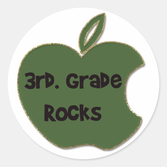 Adesivo Redondo 3º. Grade Rocks (Frente)