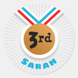 Adesivo Redondo 3º lugar