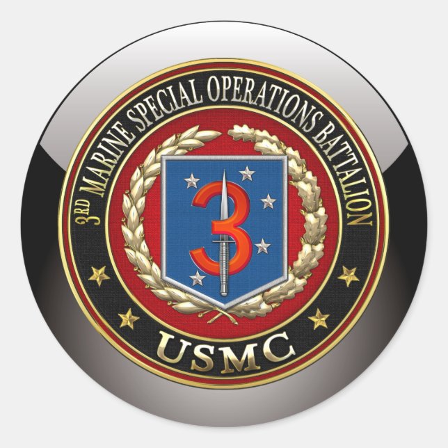 ADESIVO REDONDO 3º MSOB [3D] (Frente)