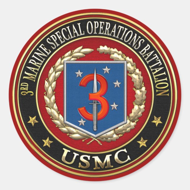 ADESIVO REDONDO 3º MSOB [3D] (Frente)