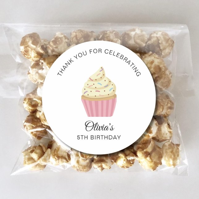 Adesivo Redondo 30 10º 5 40º 50º Festa de aniversário (Criador carregado)