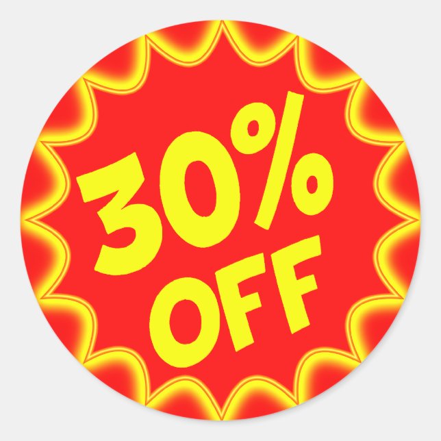ADESIVO REDONDO 30% DO RÓTULO DE VAREJO (Frente)